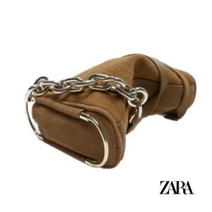 “NEW” ZARA LEATHER CROSSBODY BAG